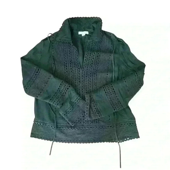 R/R studio Tops - R/R STUDIO Long Sleeve Blouse size 6 color black